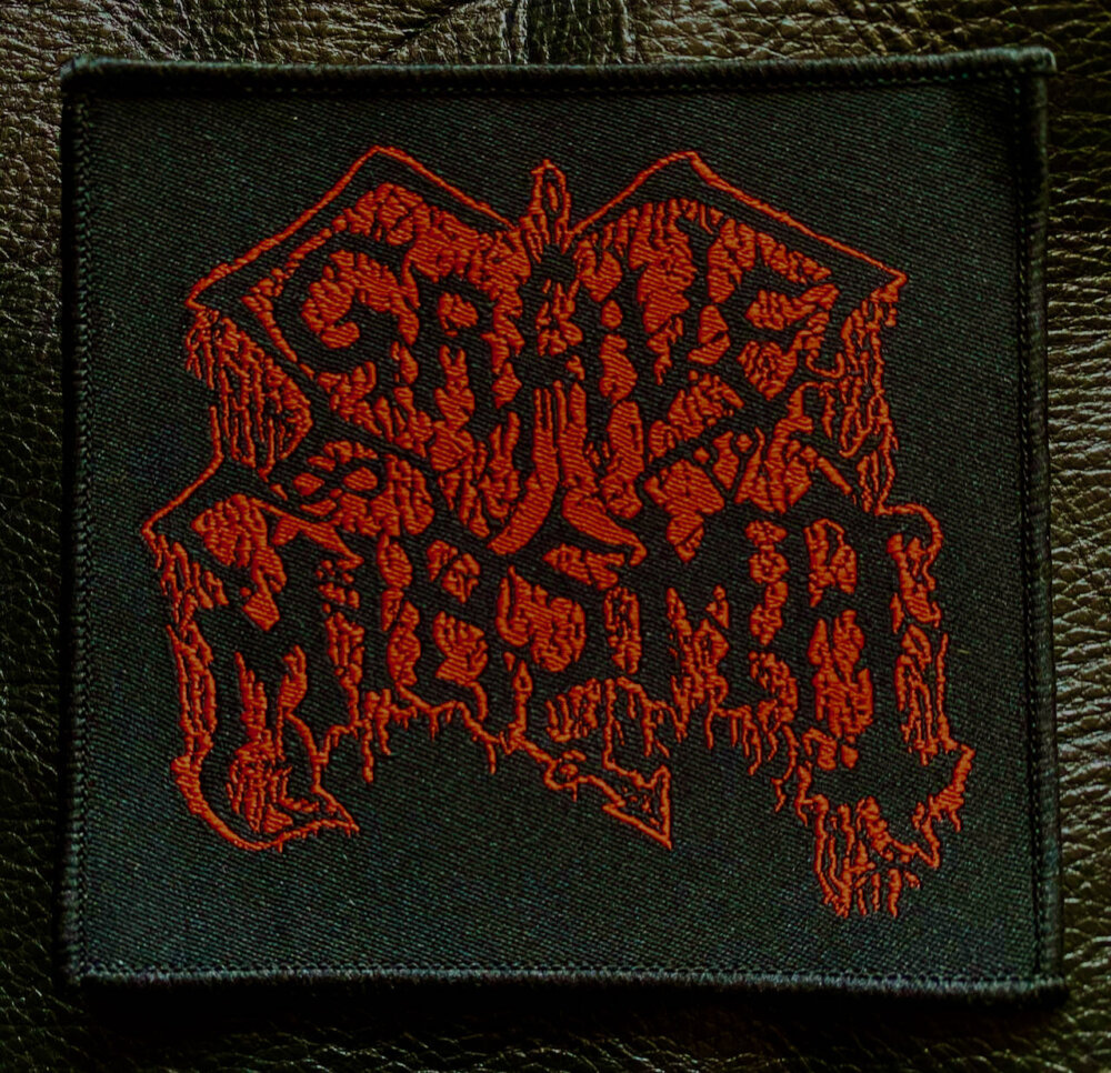 grave miasma red logo patch