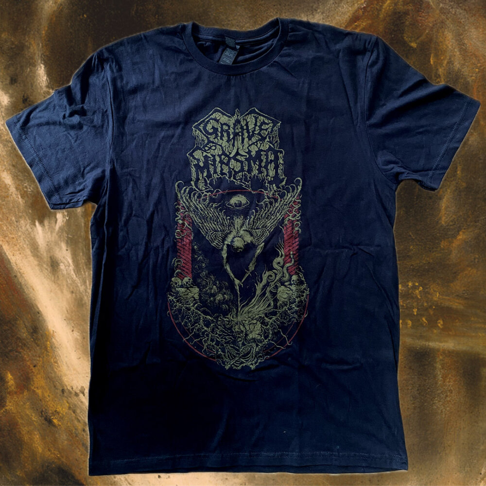 grave miasma t-shirt serpentchron design 2024