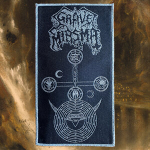 grave miasma flowing downwards patch silver