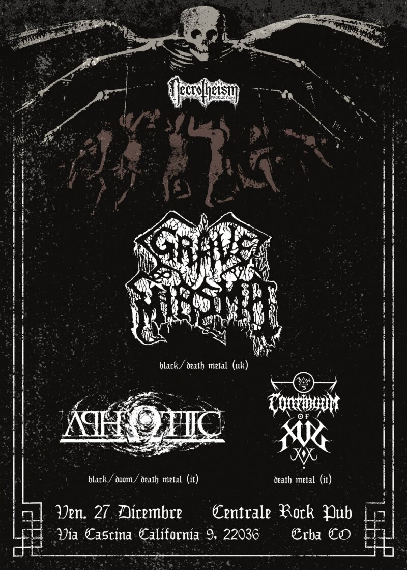 grave miasma aphotic concert poster erba italy 2024