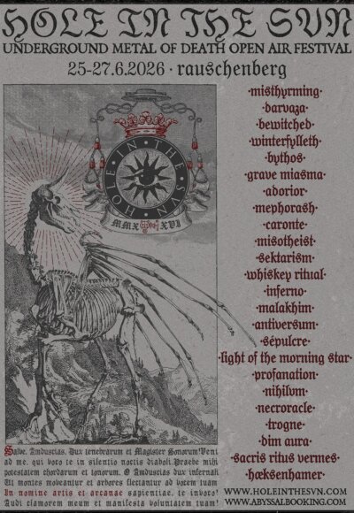 hole in the svn fest 2026 flyer grave miasma